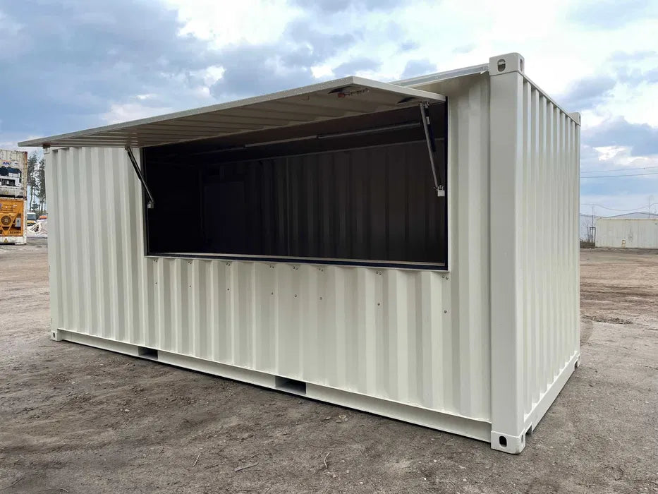Container de Restauration – 20'DV Transformé – Deux Couleurs Disponibles