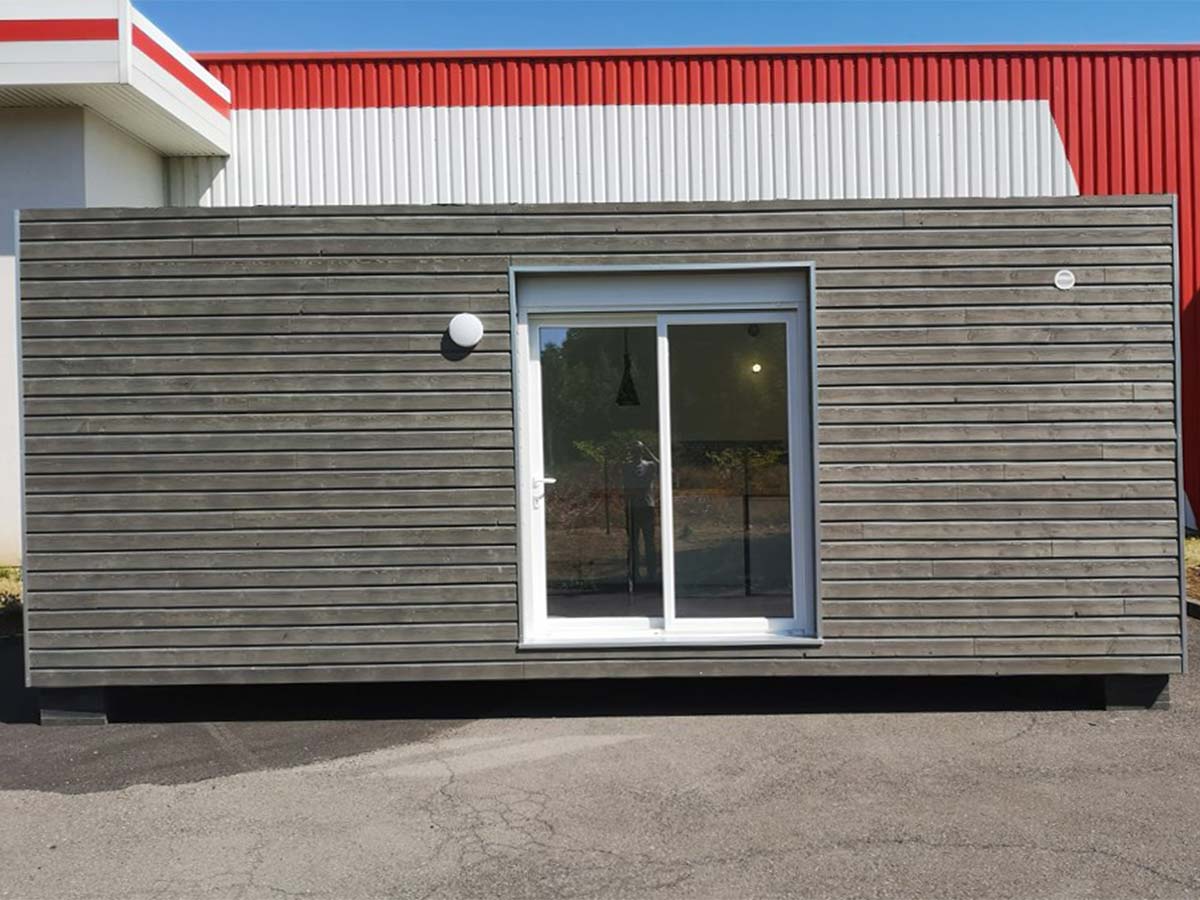 Ausgestatteter Tiny-Container T0 Würfel 20 m² Komfort