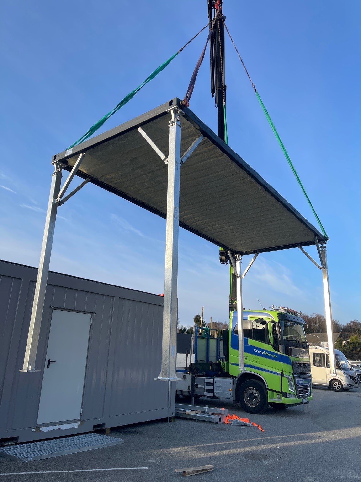 Container-Dach isolé 10-20-30-40 pied